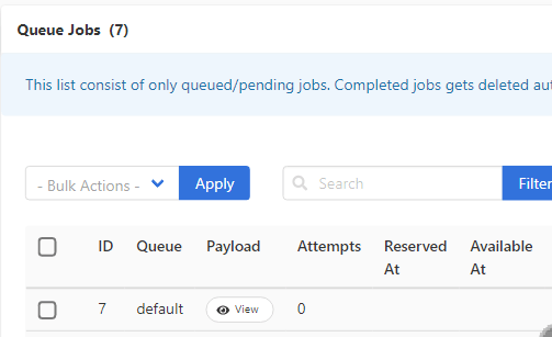  Manage Queued Jobs 
